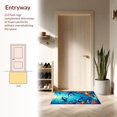 thumbnail image 3 of ODIKA 4'x6' Machine Washable Non-Slip Area Rug, Charming Adventure Doormat with Cartoonish Sea Life High Traffic Rug, Blue, 282567, 3 of 5