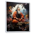 thumbnail image 2 of Designart "Timeless Yoga Pose" Yoga Floater Framed Wall Decor, 2 of 5
