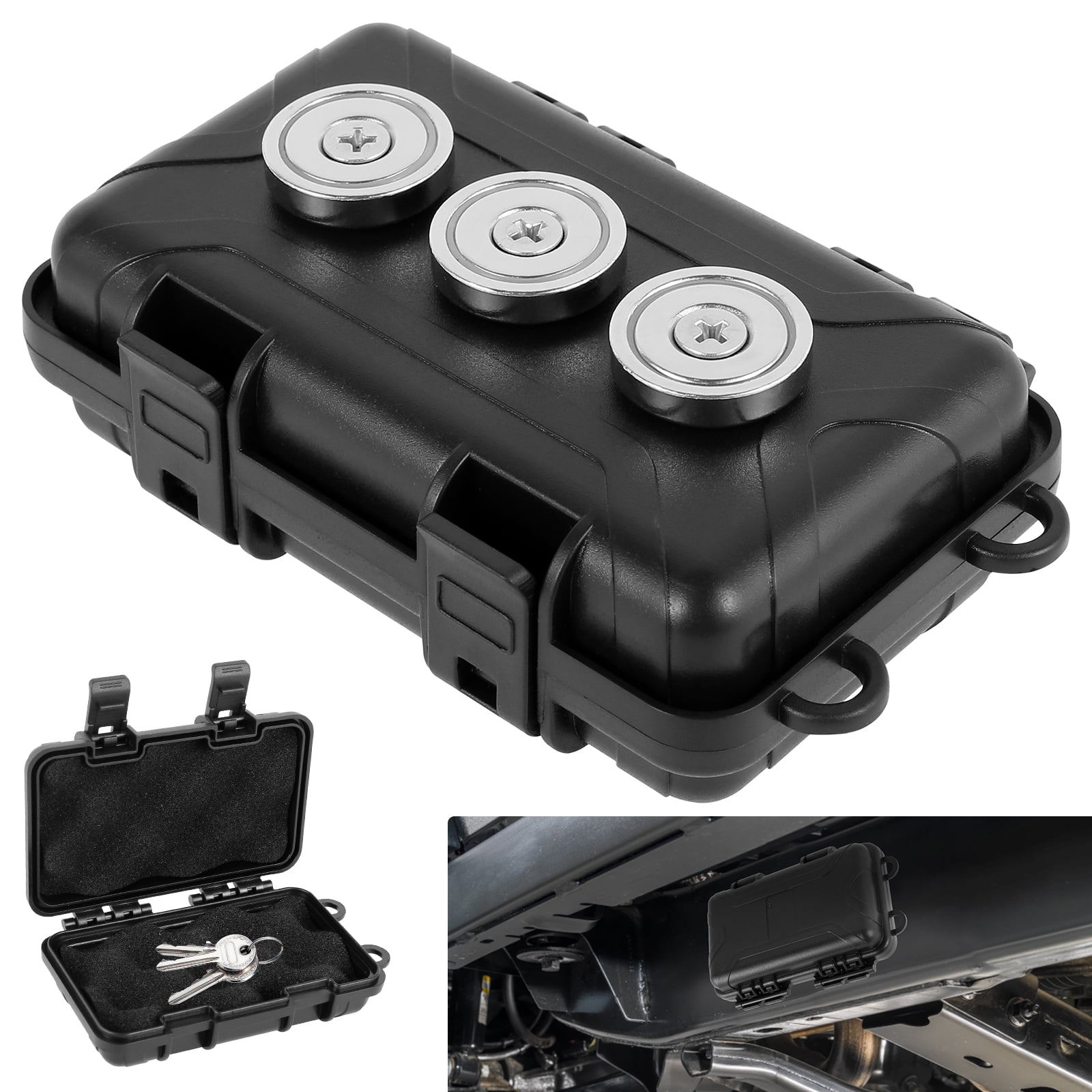 FUYGRCJ Magnetic Key Holder Under Car Hide Box photo 8