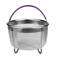 thumbnail image 1 of Noehoiugi Panier Vapeur en Acier Inoxydable et Insert de Passoire - Accessoire de Casserole Instantanée avec Poignée pour une Cuisson Polyvalente, 1 of 4