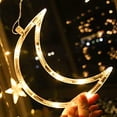 thumbnail image 2 of Star Moon LED String Light Festival Holiday Garland Icicle Cortina Lámpara (1) Lamparas Tmvgtek Para estrenar, 2 of 9