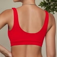thumbnail image 4 of Hifoo Women Sports Bra Women Swimsuit Bathing Bra Bikini Tops O-Neck Swimwear Stylish Solid Color Push Up Brassiere Bralette, 4 of 6