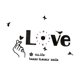 thumbnail image 3 of Reloj de pared acrílico con diseño de amor, sin marco, de 35 pulgadas de largo. Números negros, 3 of 9