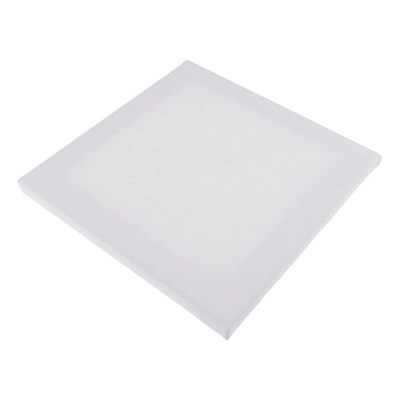 White Blank cotton Canvas Board For Acrylic Painting - 20x20x1.6cm