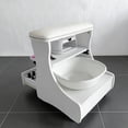 thumbnail image 1 of Voxware Repose-Pieds Pédicure Support Pédicure Repose-Pieds Spa Repose-Jambes Salon Repose-Pieds Roulettes Mobiles Structure Adaptée pour Salons Professionnels Salles de Bains Familiales Médicales Blanc, 1 of 8