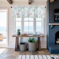 thumbnail image 5 of Window Valance for Kitchen,Abstract Ocean Coral Starfish Rod Pocket Curtain Valances Short Curtains Drapes Panel,Watercolor Marine Life Window Treatment Topper for Living Room Bathroom Bedroom Home, 5 of 9