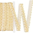 thumbnail image 6 of About 8.75 Yards/8m Braid Trim 1 Inch Wide Polyester Woven Trim Curtain Lace Trim Decorative Gimp Trim for DIY Crafts Sewing Jewelry Making Home Decor Costume Antique White, 6 of 9