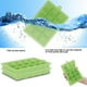 thumbnail image 5 of Juego de 15 moldes de silicona para cubitos de hielo con compartimentos. 2 moldes para cubitos de hielo (verde), 5 of 5