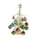 thumbnail image 1 of Monstrate Figuras en miniatura de adornos de árbol de Navidad de cristal rojo para escritorio de fiesta Kits de decoración para fiestas Amarillo L, 1 of 1