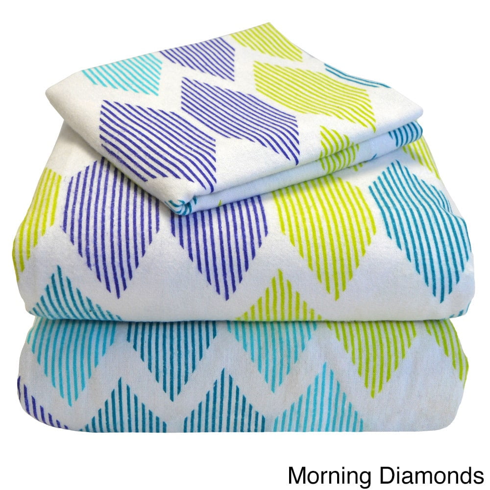 Heavyweight 100% Cotton Flannel Sheet Set Twin XL Extra Long (Twin XL