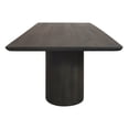 thumbnail image 3 of Sullivan 96" Solid Wood Rectangular Dining Table in Dark Brown Finish, 3 of 5