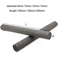 thumbnail image 5 of Gamvdout 8mm -14mm Diameter Graphite Carbon Rod Electrode Cylinder Tube Bar Graphite Rod for Study Electrochemical Experiments 5pcs, 5 of 5