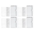 thumbnail image 1 of Tablero de lista de verificación de 4 piezas, reciclable, portátil, desmontable, para mensajes, plan de viaje, cuidado de personas mayores., 1 of 14