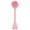 Pink Fishtail, variant on M Buder Dual Head Silicone Face Cleansing Brush, Green Knife Shape Mask Applicator Tool, Blackhead Remover (7.87 inches / 20 cm)