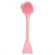 thumbnail image 1 of Cepillo de silicona portátil para limpieza facial, para mascarillas, para mezclar maquillaje (rosa, doble cabezal, forma de cola de pez), 1 of 14