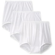 Bali Women's Skimp Skamp Brief Panties (3-Pack), White, 6