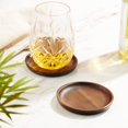 thumbnail image 2 of Table Concept Coasters for Drinks, Premium Acacia Wood Coasters for Coffee Table, Home Decor, Housewarming Gifts - Set of 4, 2 of 4