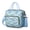 Sky-blue-12, variant on Large Insulated Tote Bag with Bengal Tiger Print - Leakproof Cooler Bag for Office & Outdoor, Multi-Pocket Waterproof Thermal Lunch Tote with Jungle Stripes Design
