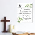 thumbnail image 3 of Isaiah 43:1 Fear Not for I Have Redeemed You Wall Art,Christian Inspirational Wall Decor,Religious Bible Verse Wall Art,Scripture Canvas Wall Decor for Home Room Office Church, 3 of 6