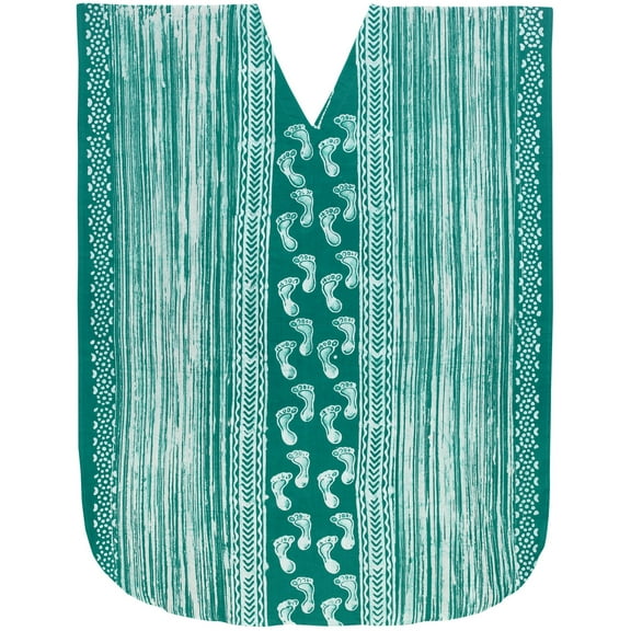 HAPPY BAY Women's Summer Batik Caftan House Dashiki Dress Kaftan Loungewear Nightshirts for Women Sleepwear Plus Size 2X-3X Green, Footwear