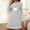 002 Gray, variant on Hvot&aat Ladies' Halloween Cute Funny Mini Dresses Round Neck Long Sleeve Dress Pajamas Sleep Shirts