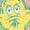 BLUSH, variant on The Grinch - Coquette - Juniors Cropped Graphic T-Shirt