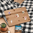 thumbnail image 4 of YEZDIX 35pcs-50pcs Floral Flower Stickers for Laptops Notebooks Suitcases, 4 of 5