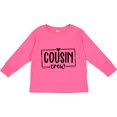 thumbnail image 3 of Inktastic Cousin Crew Boys or Girls Long Sleeve Toddler T-Shirt, 3 of 5