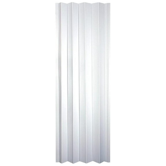 Contempra Interior Accordion Door with Magnet and Accompanying Striker for Multi Fold Interior Doors, Sand White