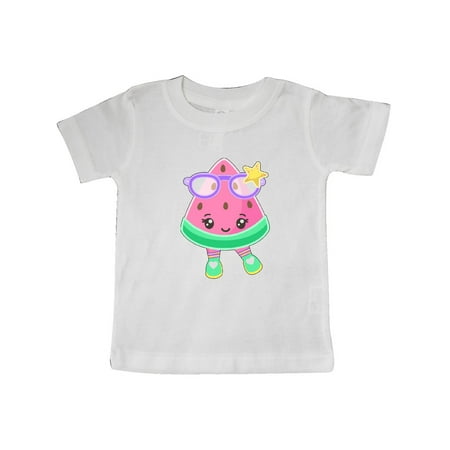 

Inktastic Cute Watermelon with Sunglasses Gift Baby Boy or Baby Girl T-Shirt