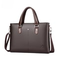 thumbnail image 3 of Men's Handbag Business Men's Handbag Horizontal Computer briefcase Shoulder bag, 3 of 5