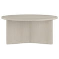 thumbnail image 6 of Evelyn&Zoe Anders 36" Wide Round Coffee Table, Alder White, 6 of 9