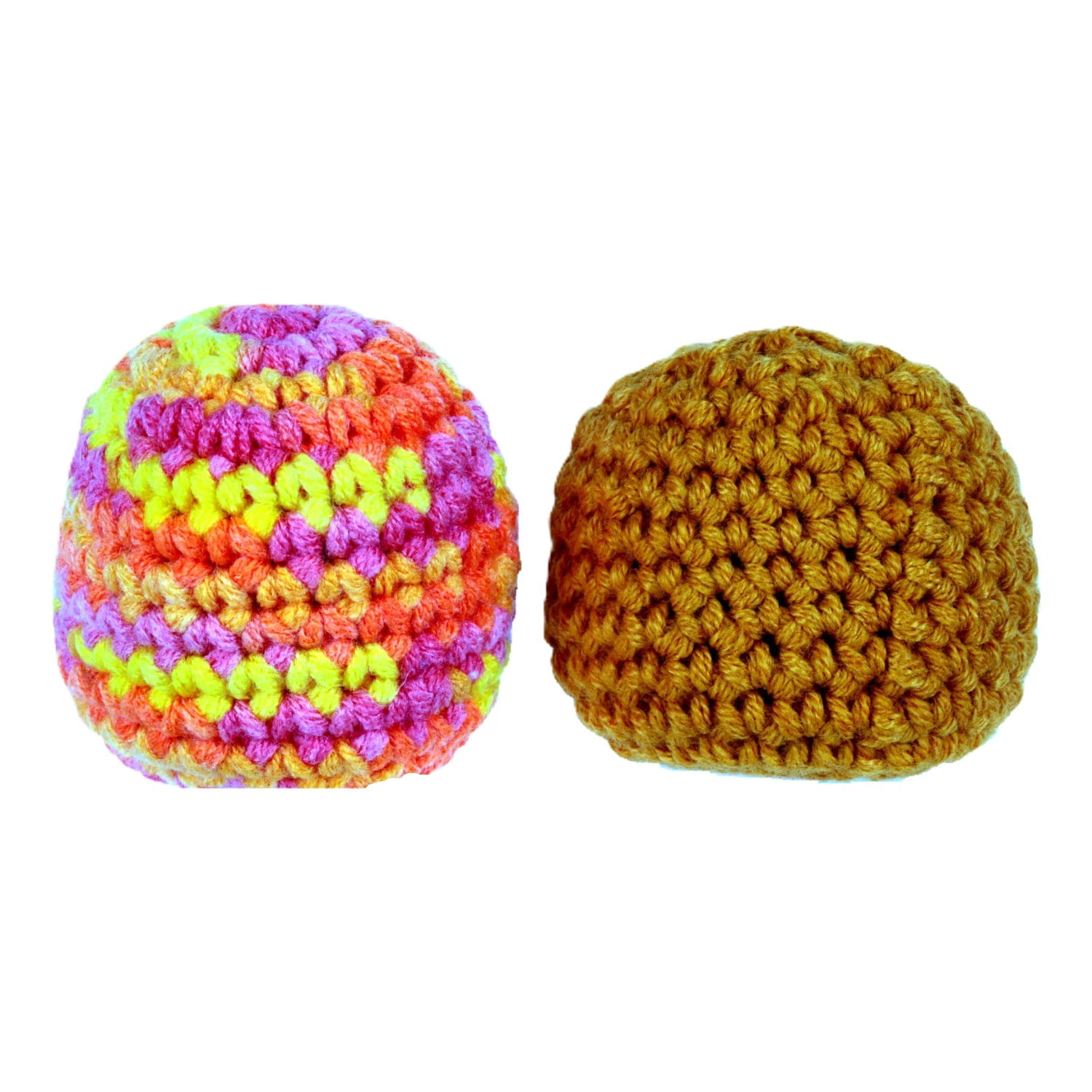 Crochet Footbag 2-Pack – 2.25 x 2 in, 40g Kick Sack Balls for Adults & Kids, Juggling & Stress Relief Toy