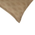 thumbnail image 2 of Delara GOTS Certified 100% Organic Cotton 2 Inch Flange Euro Sham Set of 2, 26"X26", Brown, 2 of 4