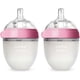 thumbnail image 1 of Comotomo Natural Feel Baby Bottle (150 Ml, Pink, Pack Of 2), 1 of 5