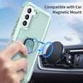 thumbnail image 4 of for Samsung Galaxy A14 5G Case, Rugged Shockproof Heavy Duty Soft TPU Rubber Bumper Hard PC Back Hybrid Protective Case [with Ring Stand] for A14 5G (Without Screen Protector) - Green, 4 of 8