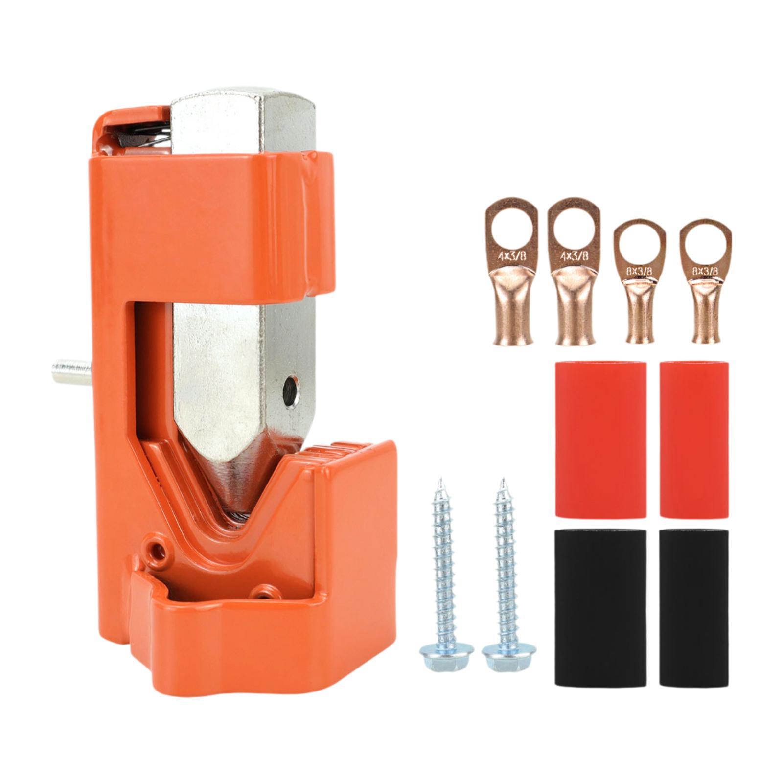 Wzmzjy Battery Cable Hammer Lug Crimper Tool for Wire Crimping Cables Terminal Orange