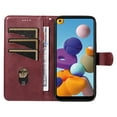 thumbnail image 4 of Phone Case for Samsung Galaxy A21 Magnetic PU Leather Card Slots Durable Wallet Cover, 4 of 5