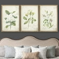 thumbnail image 3 of wall26 Framed Canvas Print Wall Art Set White Rose &amp; Lily Vintage Victorian Flowers Nature Floral Illustrations Realism Rustic Scenic Wilderness for Living Room, Bedroom, Office - 24"x36&quo, 3 of 5