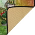 thumbnail image 6 of SKYSONIC St.Patrick's Day Kitchen Rugs and Mats,Cute Elf on St Non Slip Washable Cushioned Carpets Polyester AntiFatigue Comfort Porch Floor Mat Doormat for Washroom Bedroom Office 39 x 20 inch, 6 of 7