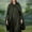 Army Green, variant on AOOCHASLIY Valentine's Day Women Coat Women Trench Open Front Cardigan Jacket Shawl Cape Cloak Mantle Plus