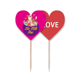 thumbnail image 1 of Par de amor eterno romance Palillos de dientes bandera etiqueta de amor selección de pastelitos, 1 of 4