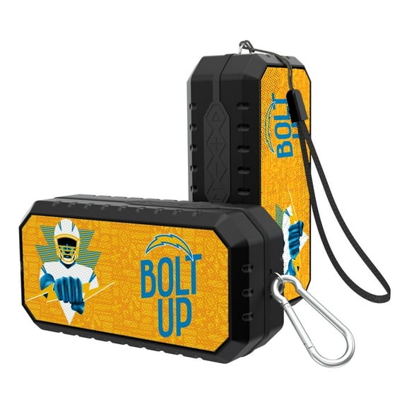 Keyscaper Black Los Angeles Chargers Water Resistant Bluetooth Speaker