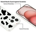 thumbnail image 3 of Mantto Case For iPhone 14 Pro Max Phone Case,Luxury Leopard Pattern Design Cases Soft Silicone Slim TPU Shockproof Protective Bumper Cover for Women Men For iPhone 14 Pro Max, Cow, 3 of 8