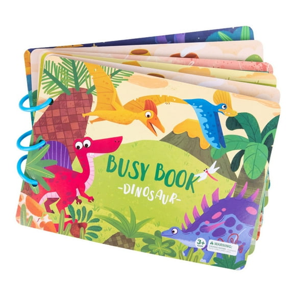 Vogacara Libro educativo para niños, juguetes interactivos para padres y profesores, libros a juego para pegar, accesorio de práctica cognitiva Juguetes Educativos Animal Vogacara FN010498-01B