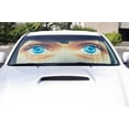 thumbnail image 3 of Designcovers Universal Windshield Sun shade Looking at You 50"x 23", Will Fit Most Cars, 3 of 5
