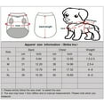 thumbnail image 6 of Dog Recovery Suit Back Button Closure Pet Soft Striped Shirt S- XL, 6 of 10
