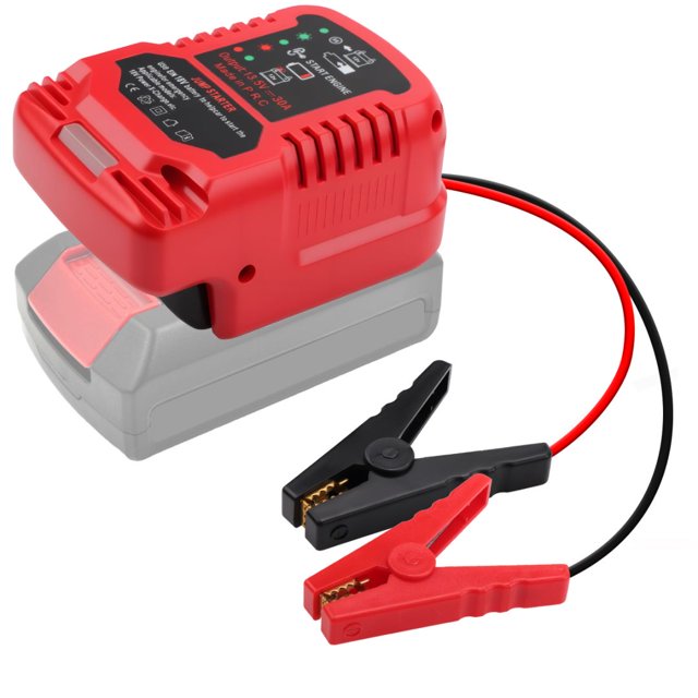 Car Jump Starters Adapter Jumper Cables 11AWG 30A Starter Jump Charger for Einhell 18V Li-ion Battery