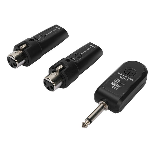 Con Micrófono Inalámbrico UHF, Inalámbrico Con Micrófono XLR De Señal Estable Recargable Para Mezcladores
