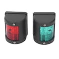 thumbnail image 2 of Marine Light, IP54 Waterproof 2Pcs Boat Side Light 12V 24VDC Multipurpose  For 12 Meters Vessels, 2 of 8